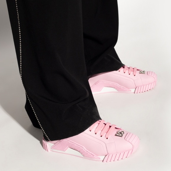 Dolce & Gabbana Leather NS1 Sneakers In Pink - Picture 2 of 11